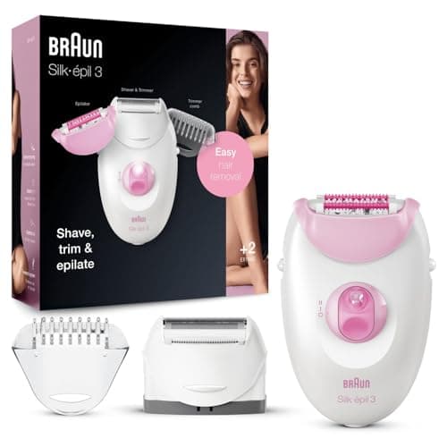 Image of Braun Silk-épil 3 3270 20 pince(s) Blanc, Rose