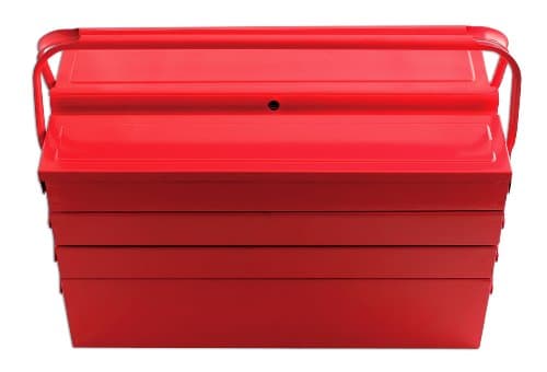 Image of Laser 3486 Tool Box - 7 Tray 425mm (17") , Red