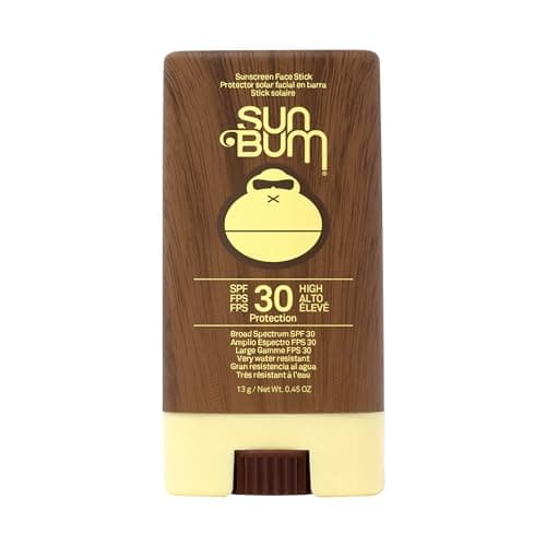 Image of Sun Bum Original SPF 30 Sun Cream Face Stick, Vegan and Reef Friendly Sunscreen with Vitamin E, Broad Spectrum UVA/UVB Protection, Cruelty Free and Water Resistant, 13g