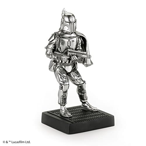 Image of Royal Selangor Hand Finished Star Wars Collection Pewter Boba Fett Figurine