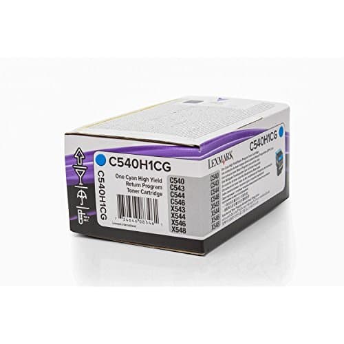 Image of Original Lexmark Toner Cartridge Suitable for Lexmark X 548 DE 00 °C540H1CG – C540H1CG 0 °C540H1CG – Premium Ink cartridge Cyan – 2.000 Pages