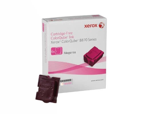 Image of Xerox ColorQube 8870/8880 Magenta Solik Ink (6 sticks, 17,300 Pages) - 108R00955