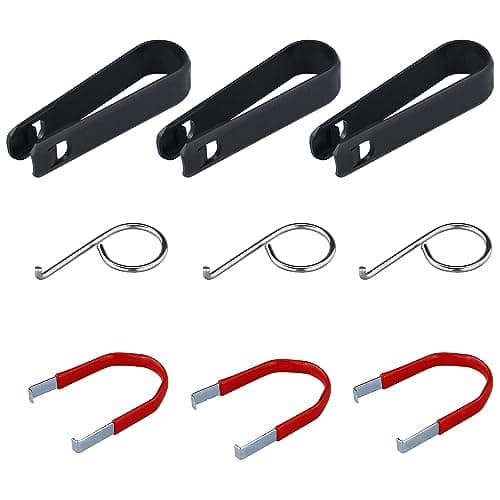 Image of ZCYKJ 9 Pcs Wheel Bolt Cap Cover Remover Tools Set, Universal Tyre Nut Center Cover Cap Puller Tweezers Removal Tool,Bolt & Nut Covers Key Bolt for Cars