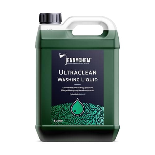 Image of Ultraclean Washing Up Liquid 5L – Apple Fragrance Concentrated Dishwashing Detergent (20%) | Bulk Household & Commercial Kitchen Cleaner – Tough on Grease & Stains