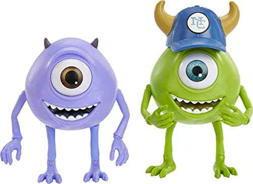 Image of Disney Pixar Monsters at Work Mike Wazowski & Gary Action Figures, Collectible Disney Plus Character Toy, 4-in (10.2-cm) Tall Highly Posable with Authentic Detail, Kids Gift Ages 3 Years & Up