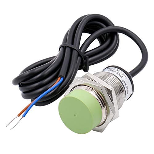 Image of Heschen Inductive Proximity Sensor Switch PR30-15AC Cylindrical Type, 15mm Sensing, M30 Round, 100-240VAC 2-Wire, Non-Shielded, NC(Normally Closed) CE