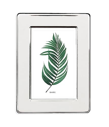 Image of Inov8 Framing Tarnish Resistant Silver Plated Picture Frame - Narrow Edge Design for 2.5x3.5 Inch (6.5 x 9cm) Photo