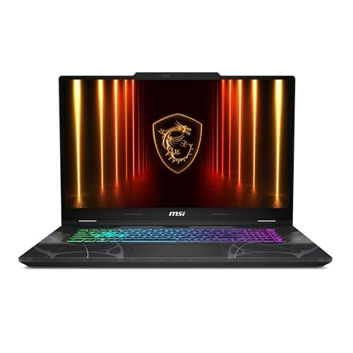 Image of MSI Cyborg 17 17.3" FHD 144Hz Gaming Laptop: Intel Core 7-240H, NVIDIA Geforce RTX 5060, 16GB DDR5, 1TB NVMe SSD, Type C, Wi-Fi 6E, Win 11 Home: Translucent Black B2RWFKG-074US