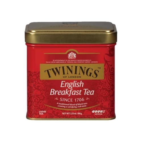 Image of Twinings English Breakfast Tea, Loose Tea, 3.53 Ounce Tin