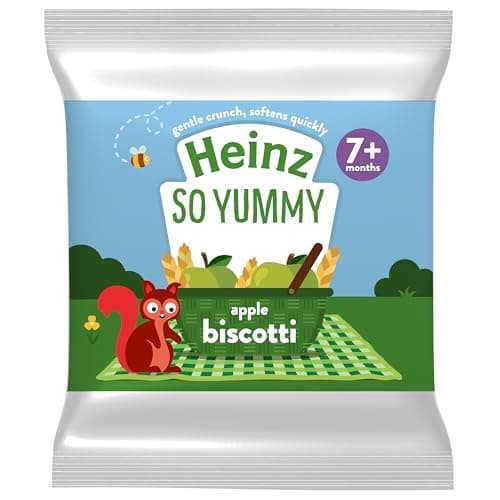 Image of Heinz Baby Food Reduced Sugar Apple Biscotti 60g