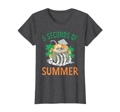 Image of 5 Seconds of Summer T-Shirt, Women, Dark Heather Grey, Large
