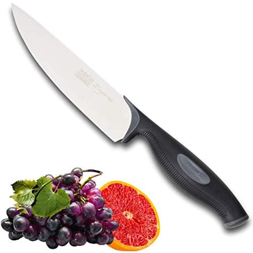 Image of Sabatier Professional L'Expertise Kitchen Chefs Knife - Medium Size 15cm. Chrome Molybdenum Stainless Steel. Razor Sharp Blades, Soft Grip Handle