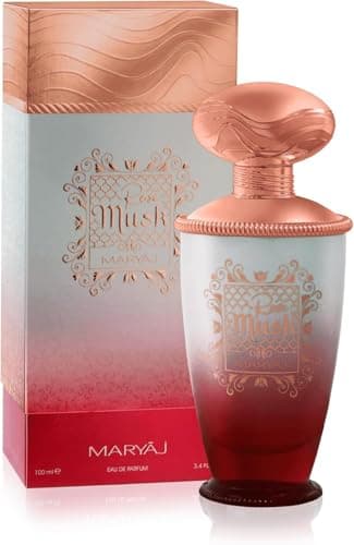 Image of Rose Musk EDP 100ml by Maryaj Eau De Parfum for Men and Women - Unisex Fragrance Floral Spicy Musk Scent with Sandalwood