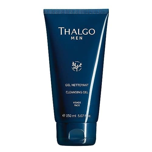 Image of THALGO Men Cleansing Gel - Gentle Foaming Cleansing Gel 150ml - With Microalgae Complex for Deep Pore Cleansing, Degreases, Revitalises - For All Skin Types, Including Sensitive Skin