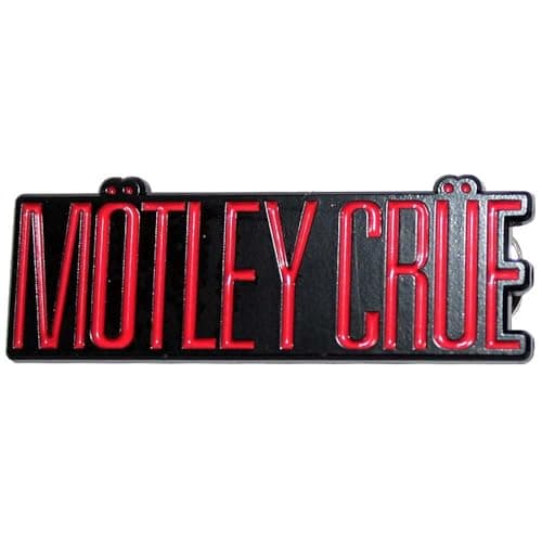 Image of Motley Crue Band Logo Pin Badge One Size