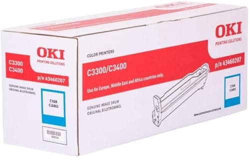 Image of OKI Image Drum for C3300/C3400 Printers 15000 Pages - Cyan