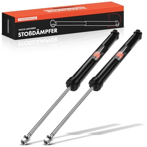 Image of Frankberg 2x Shock Absorber Strut Rear Left Right 640mm Gas pressure Compatible with Golf IV 1J1 A3 8L1 Golf IV Variant 1J5 TT 8N3 TT Replace# 243037,23890