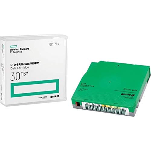 Image of HPE LTO-8 Ultrium 30TB Worm Data Cartridge