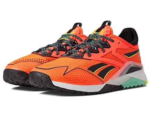 Image of Reebok Women's Nano X2 Tr Adventure Cross Trainer, Orange Flare/Black/Solar Acid Yellow, 6.5