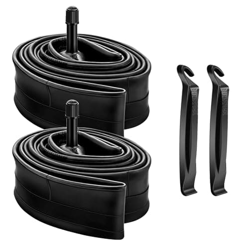 Image of 2 Pack 16 Inch Bike Cycle Inner Tube 16" x 1.75-2.125 Kids Bicycle Butyl Tyre Tube AV32mm Schrader Valve
