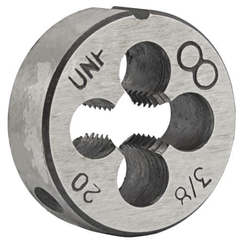 Image of Aceteel 3/8"-20 UN Round Die, Right Hand Machine Thread Die 3/8 x 20 UN