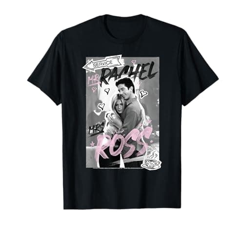 Image of Friends Mr Rachel & Mrs Ross Love T-Shirt