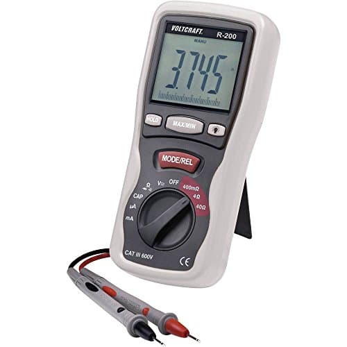 Image of VOLTCRAFT R-200 LCR-Multimeter for measurement of resistors, inductors and capacitorsCAT III 600 V