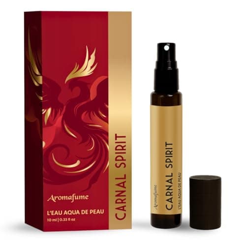 Image of Carnal Spirit | 10ml Perfume | Travel Size | Warm, Spicy, Woody | Vanilla, Nutmeg, Patchouli, Amber | Alcohol Free, Clean | Eau de Parfum | Luxury Scent | Long Lasting Fragrance | Aromafume