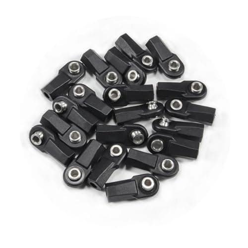 Image of RC Repairs Parts For TRX4 For SCX10 For Element For Enduro TF2 CC01 Straight Angled M4 Rod Ends With 7mm Pivot Ball Links Building 1/10 RC Crawler Car(Straight 20PCS)