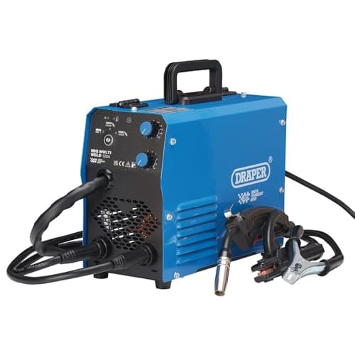 Image of Draper 70049 Gasless MIG Inverter Multi-Welder Dti, 120A Blue One Size