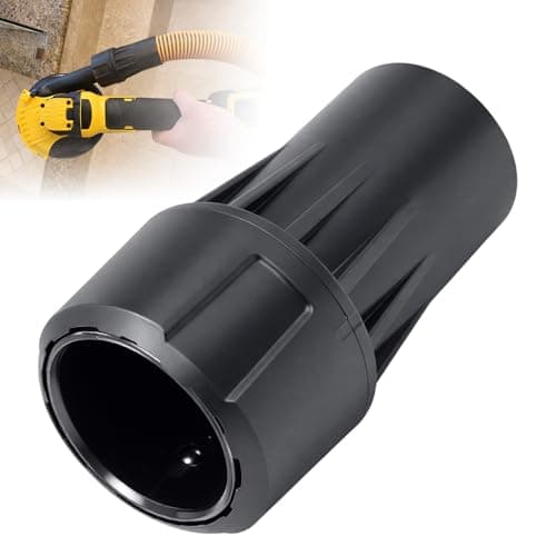 Image of DWV9000 Universal Quick Multi-Function Connector Compatible with De-Walt Fits Dust Extractors Vacuum Hose Various DW Tools & Shrouds by Poweka Connection Between 1-1/4 in