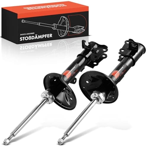 Image of Frankberg 2x Shock Absorber Strut Rear Left Right 548mm Gas pressure Compatible with Coupe GK Tiburon Coupe Replace# 333511,333510
