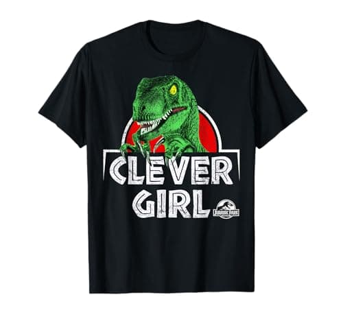 Image of Jurassic Park Clever Girl Bright Green Raptor T-Shirt