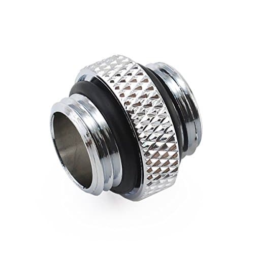 Image of XSPC G1/4" 5mm Male to Male Fitting Chrome