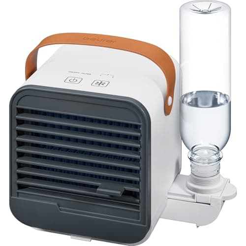 Image of Beurer LV50 Fresh Breeze Personal Air Cooler, Cooling Air Fan with Humidification, Portable Design Powered by USB, 3 Power Settings, Easy To Use and Easy To Clean, White