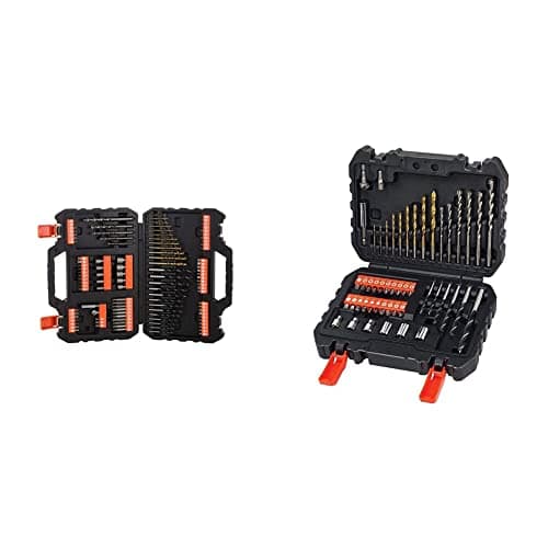 Image of BLACK + DECKER Mixed Drilling and Screwdriving Set A7200-XJ & A7188 Drill and Screwdriver Bit Set 50-Piece