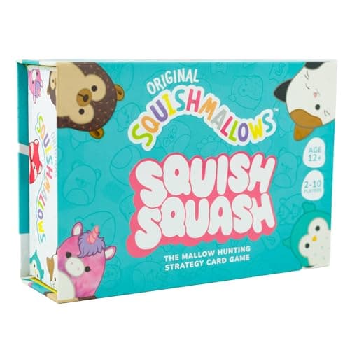 Image of Ideal | Squishmallows Squish Squash Card Game | The Squishmallows hunting, strategy card game | Strategy Card Game | For 2-10 Players | Ages 12+