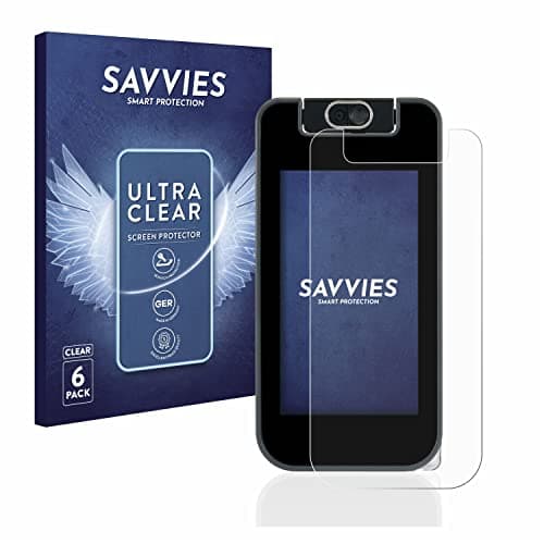 Image of Savvies 6 Pack Screen Protector compatible with Vtech Kidicom Advance 3.0 Protection Film Clear