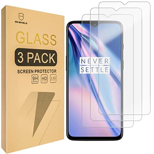 Image of Mr.Shield Screen Protector For OnePlus 7T [Tempered Glass] [9H Hardness] [3-Pack] Screen Protector