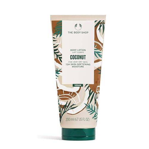Image of The Body Shop Coconut Body Lotion (1x 200ml), Nourishing Body Lotion for Very Dry Skin, 72hr Moisture, Enriched with Coconut Oil, Vegan & Ingredients of Natural Origin