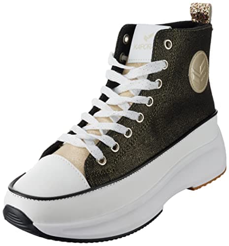 Image of Kaporal Women's Christa Sneaker, Iridescent Black, 5 UK