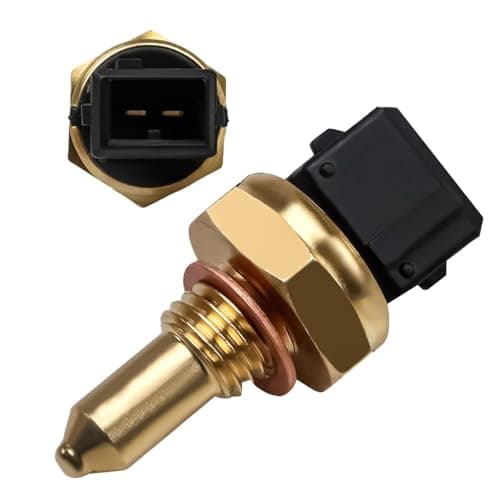 Image of EVRBUL Engine Coolant Temp Sensor, ECT Water Temperature Sensor, Temp Sensor Compatible with 128I 135I 320I 325I 328I 330I 335I 530I 535I 550I 650I 750I Replace#: 13621433076