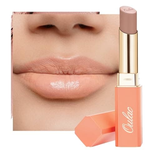 Image of Oulac Satin Matte Lipstick - Nude Long Lasting Lip Stick, Intense Color with Smooth Creamy Texture Lip Colour, Moisturizing & Weightless Formula Lip Makeup, Vegan, 4.3g, SG02 Bodylicious