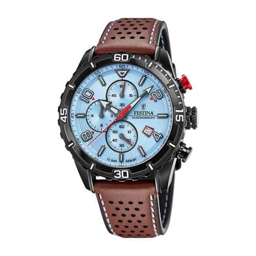 Image of Festina Chrono Sport F20519/1 Leather Watch