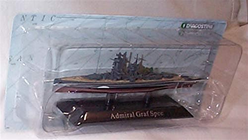 Image of de-agostini warships collection admiral GRAF spee ship 1:1250 scale diecast model