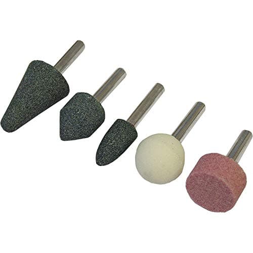 Image of Faithfull FAIGWSET5 Mini Grinding and Sharpening Stone Set - 5 Piece. 6mm Shank