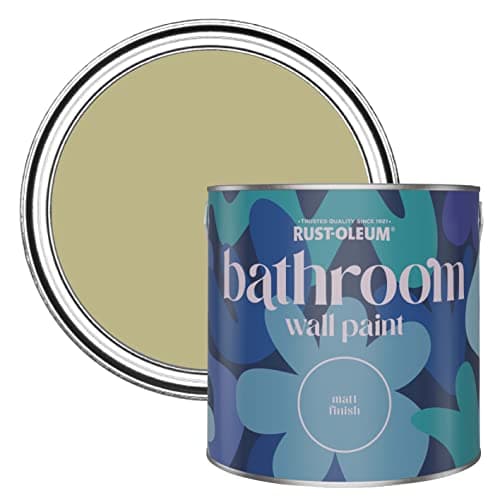 Image of Rust-Oleum Green Water-Resistant Bathroom Wall & Ceiling Paint - Sage Green 2.5L