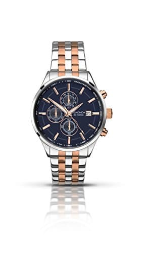 Image of Sekonda Men's Quartz Watch with Blue Dial Chronograph Display and Two Tone Stainless Steel Bracelet 1107.27