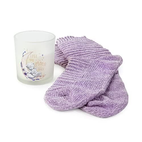 Image of Cosy Me to You Tatty Teddy Moon & Back Scented Candle & Sock Gift Set, Christmas and More
