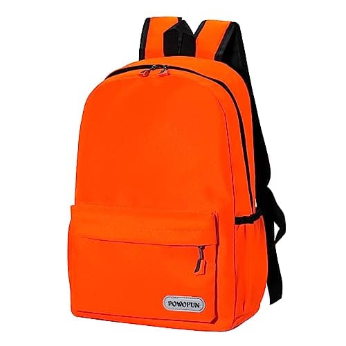 Image of POWOFUN 15 inch Kids Backpack Lightweight Elementary School bag Kindergarten Bookbag Casual Travel Daypack Children Backpack for Girls Boys